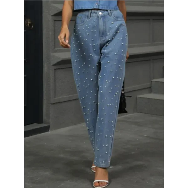 Pearl Drip Female Jeans