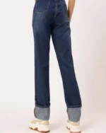 High-Rise Straight Jeans